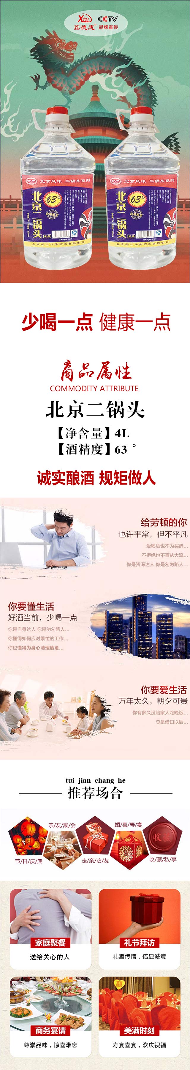 北京二鍋頭 63°