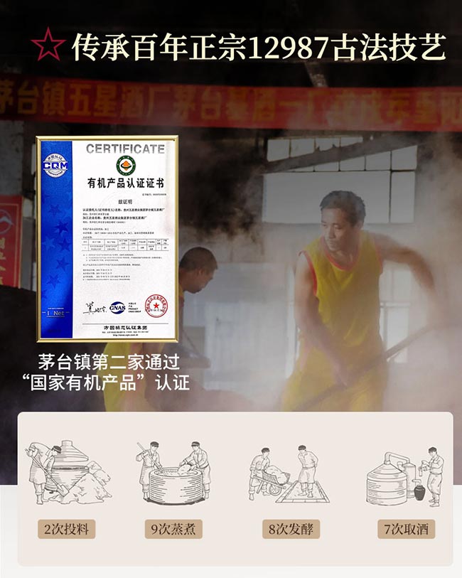 權(quán)馬醬酒小金瓶 醬香型白酒【53° 125ml】