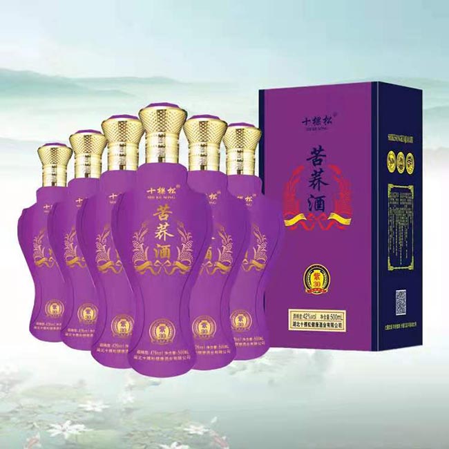 十棵松苦蕎酒紫30 42°500ml蕎香型白酒