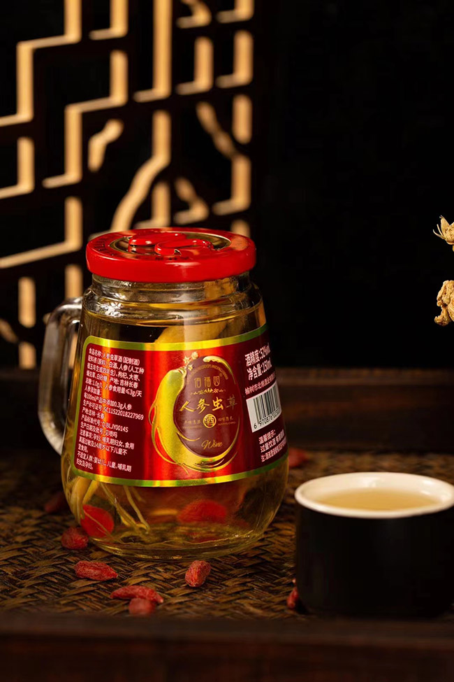 佰福園人參蟲草酒【52° 150ml×12瓶】