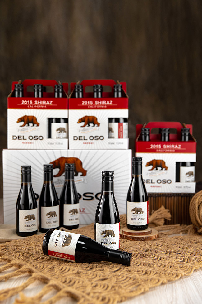 德爾奧索北美西拉干紅葡萄酒【13.5° 187ml】